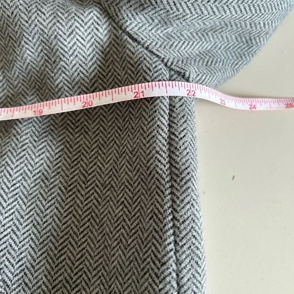 New Studio Park Full Length Grey Herringbone Topcoat size Medium - Picture 7 of 8